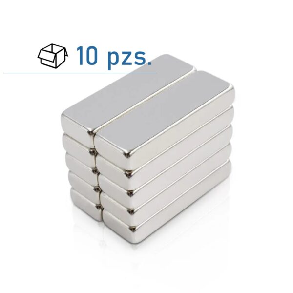 Conjunto de imanes de bloque 30х10×5 mm/  10 pzs.