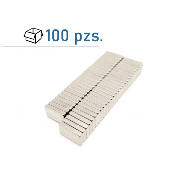 Conjunto de imanes de bloque 10х6×3 mm/ 100 pzs.